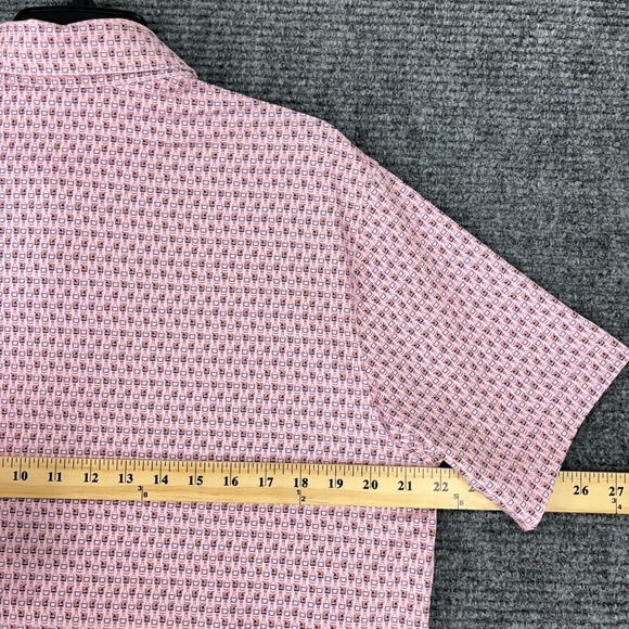 Walter Hagen Performance Golf Polo Shirt M novelty micro whiskey bottle print - Picture 7 of 10